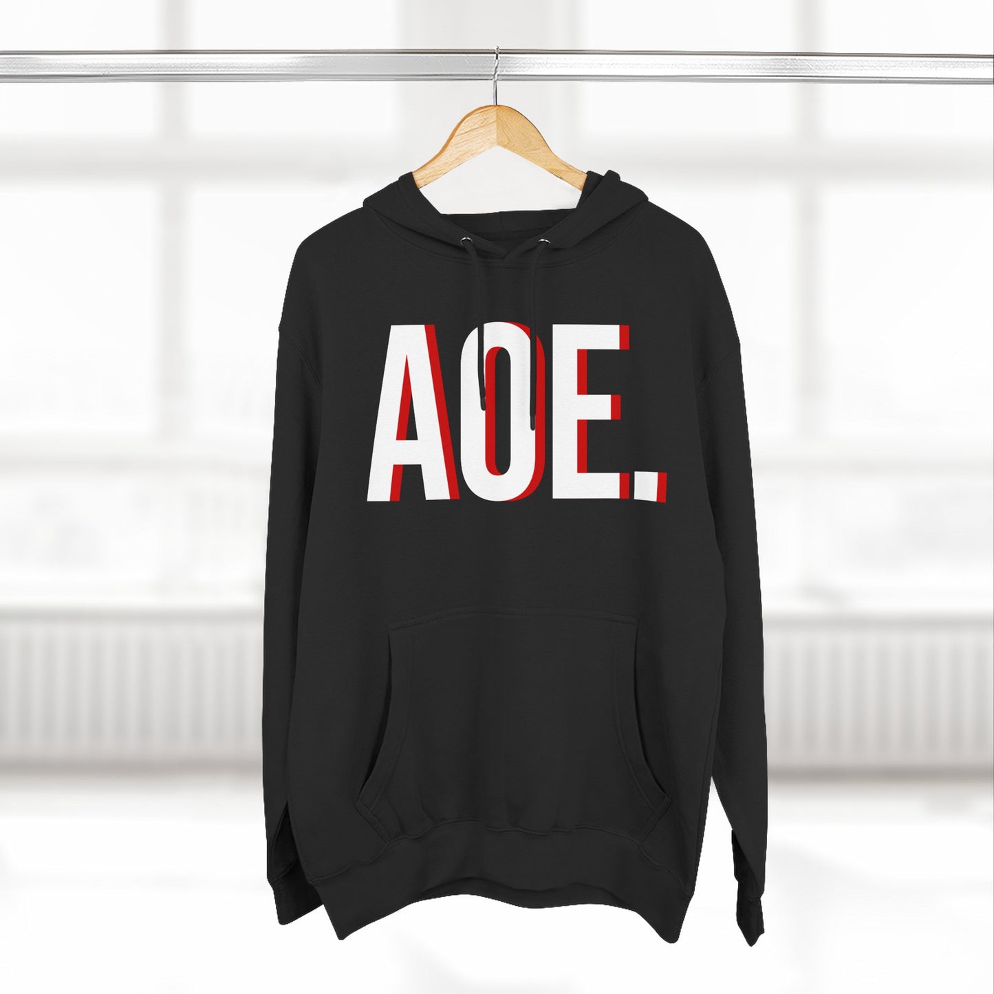 AOE BIG N BOLD LAYERED HOODIE