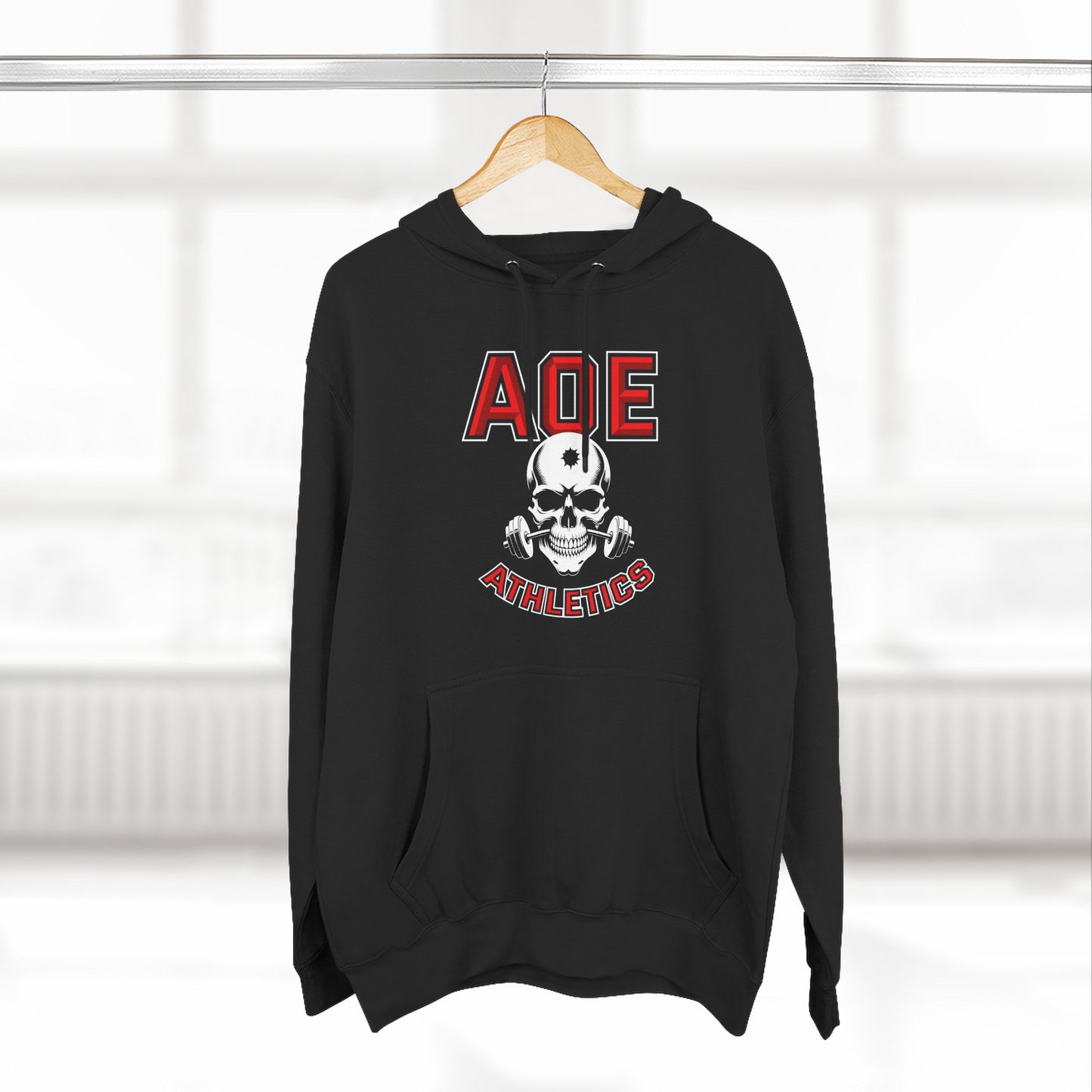 AOE ATHLETICS SKULL HOODIE