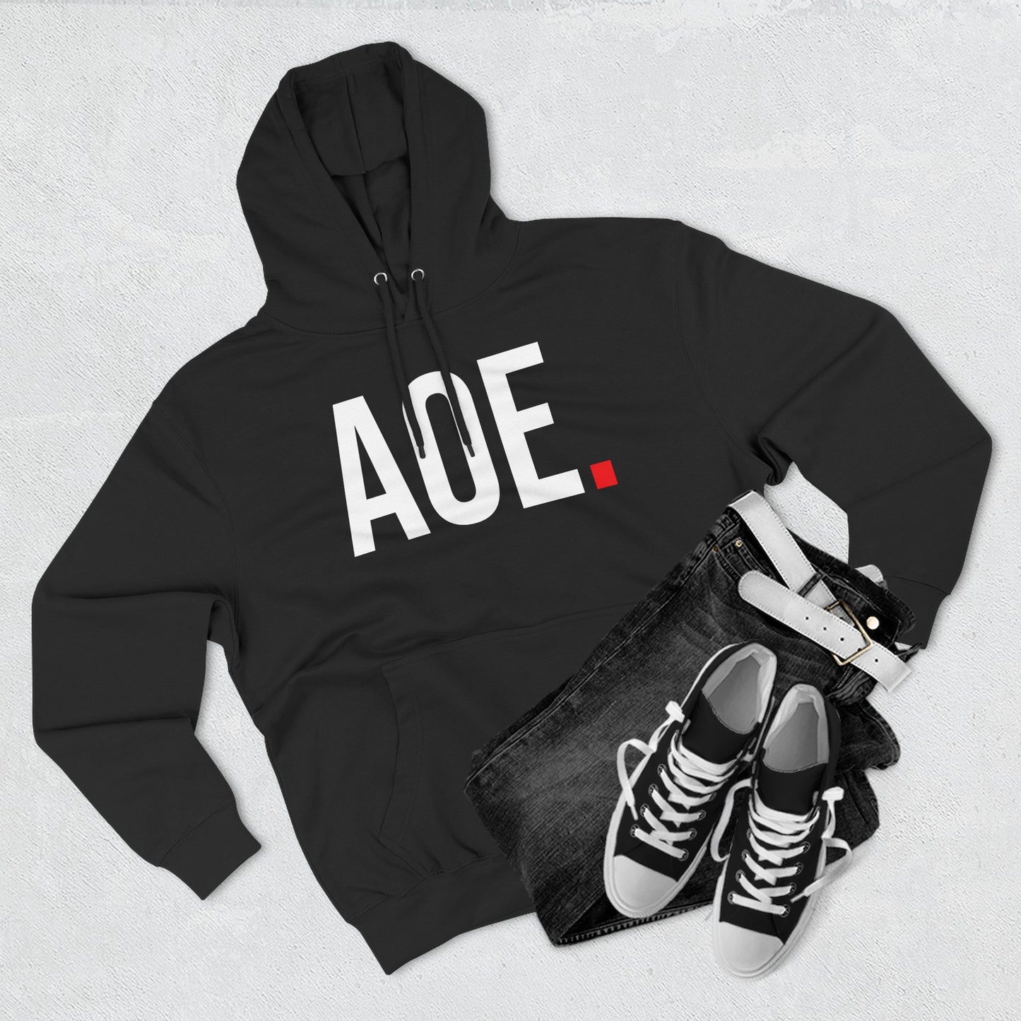 BIG N BOLD RED DOT HOODIE