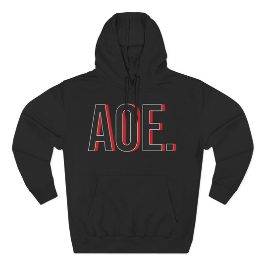 BIG BLACK N BOLD LAYERED HOODIE